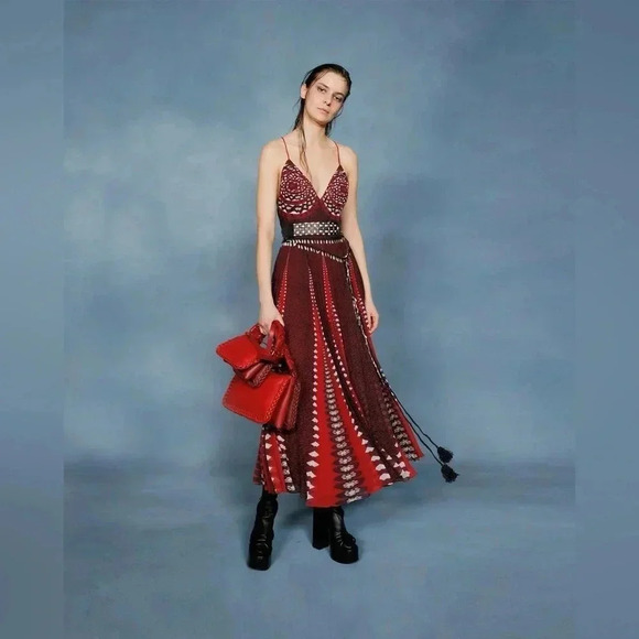 ALTUZARRA
Oceanid Abstract-Print Pleated Maxi Dress - Picture 10 of 10